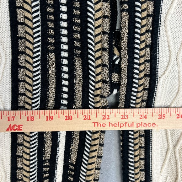 VTG‎ Alan Stuart Sweater Fits Medium Cosby Biggie Textured 1990s 3D Knit Korea - Picture 8 of 9